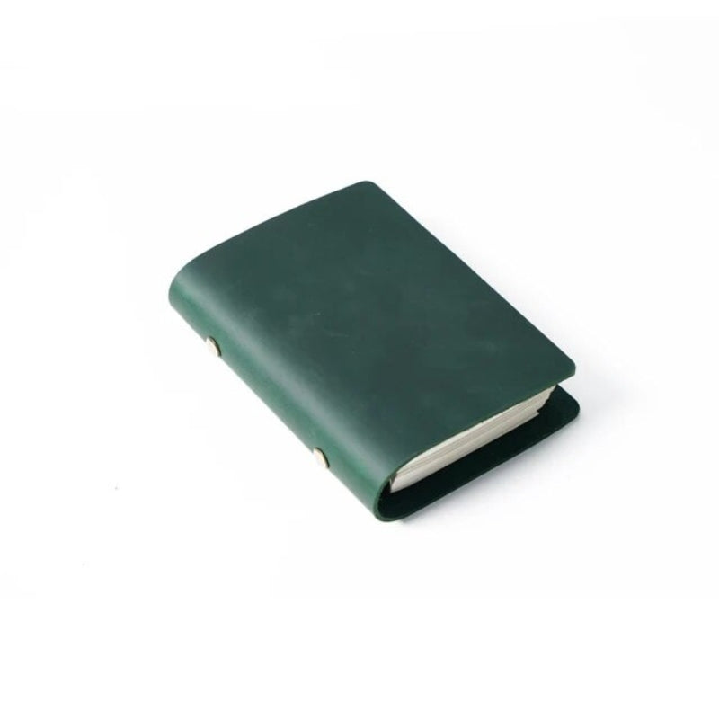 carnet rechargeable cuir - Vert - S