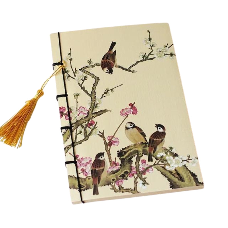 carnet japonais - Motif Oiseau - Modèle 1