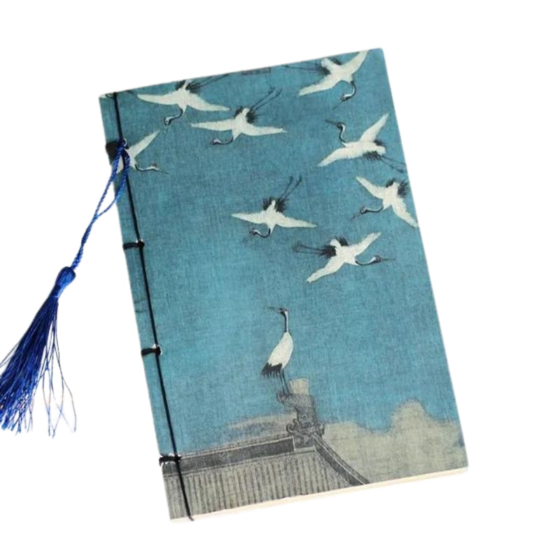 carnet style japonais - Motif Oiseau - Modèle 6