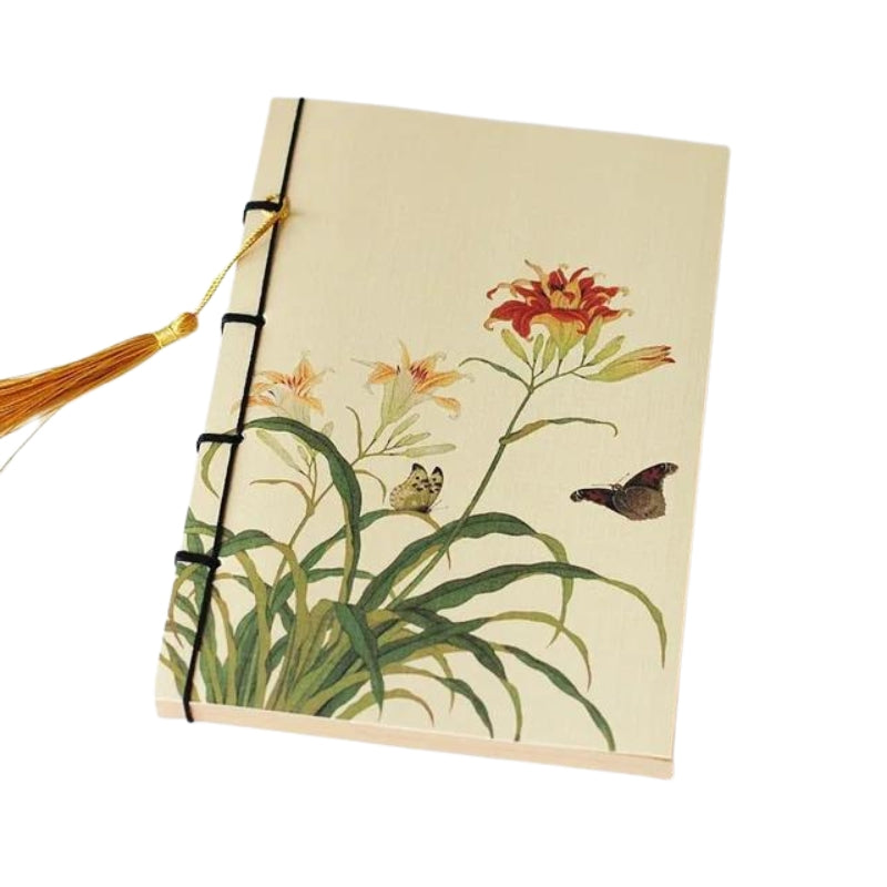 carnet tampon japon - Motif à Fleurs - Modèle 4