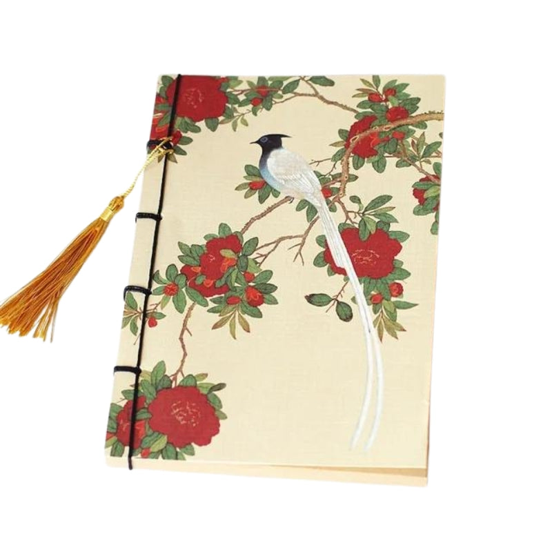 carnet japonais homme - Motif Oiseau - Modèle 3