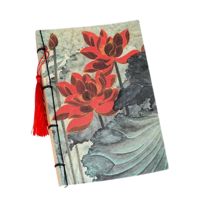 japon carnet de voyage - Motif à Fleurs - Modèle 2