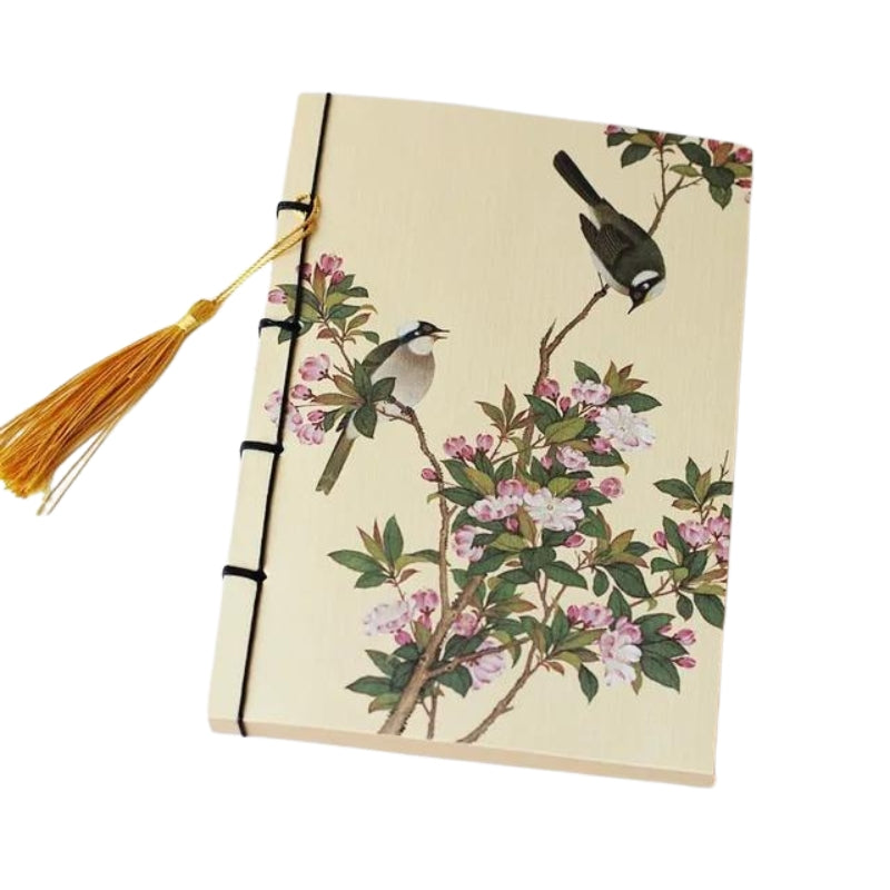 carnet de papier japonais - Motif Oiseau - Modèle 8