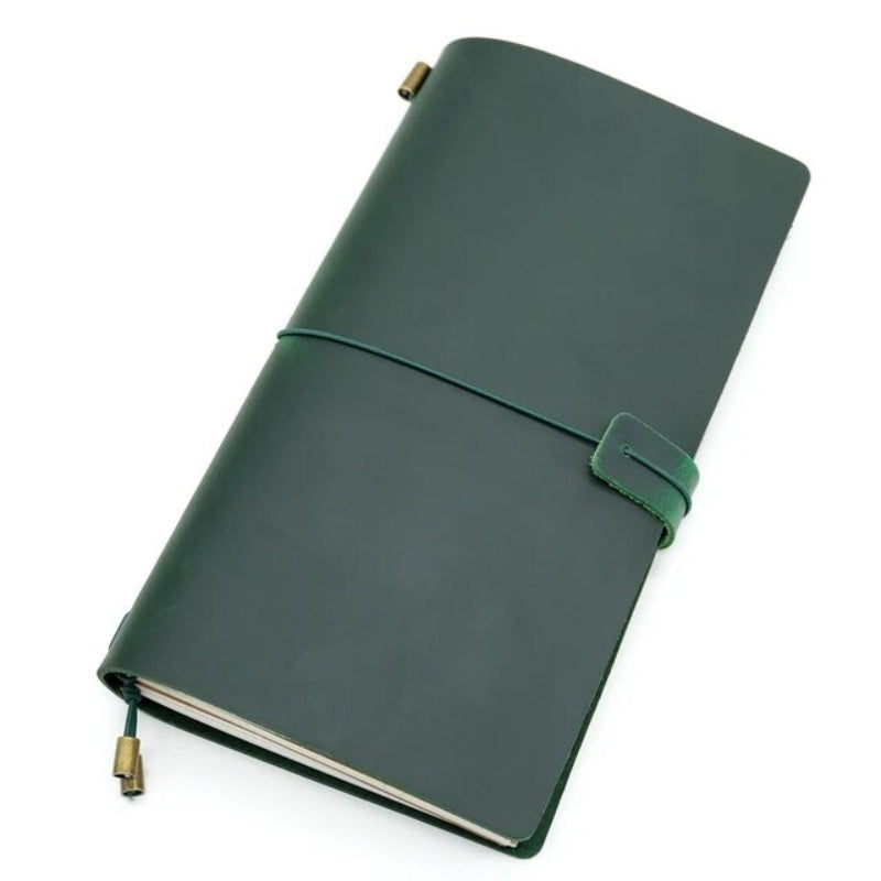 carnet de note cuir rechargeable - Vert
