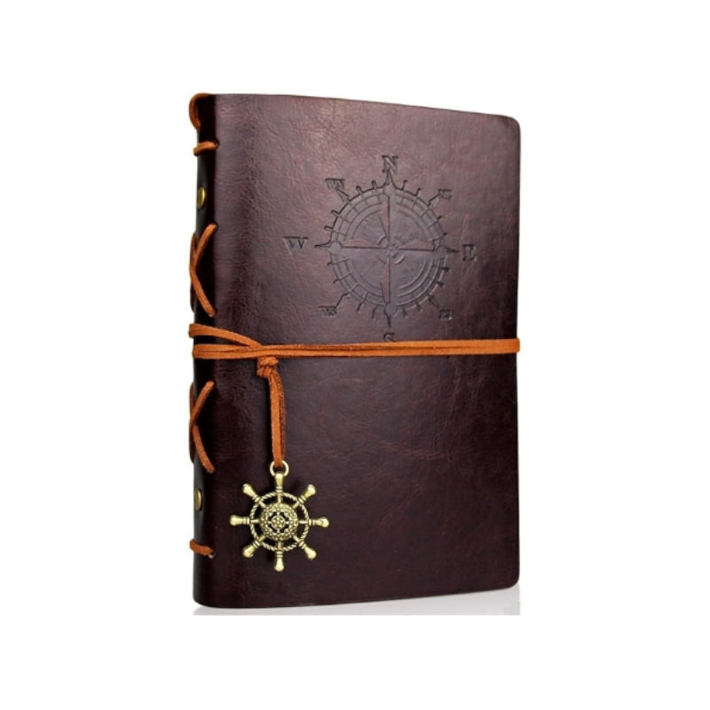 carnet de voyage cuir - Marron 