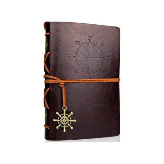 carnet de voyage cuir - Marron 