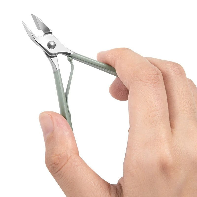 coupe ongle voyage cabine - Vert 7 Pièces