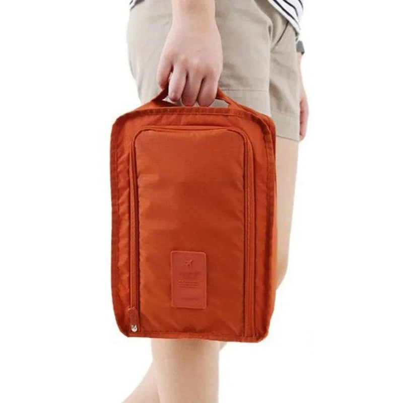 housse a chaussure de voyage - Gris - Rouge - Orange - Rose - Bleu Ciel - Bleu