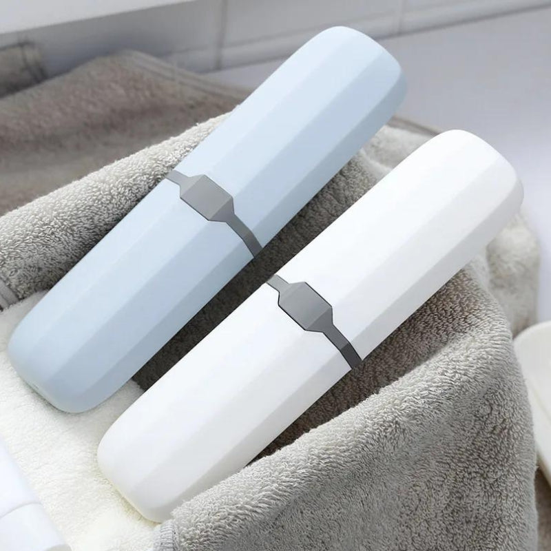 boite brosse a dent - Transparent - Blanc - Bleu - Noir