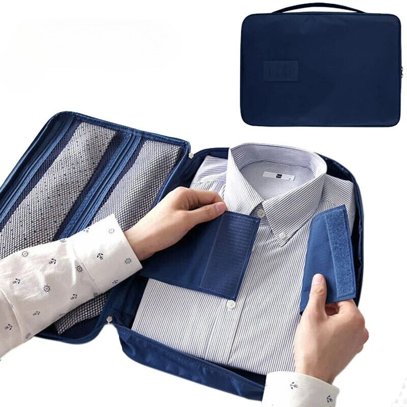 housse de chemise pour voyage - Bleu - Bleu Ciel - Marron - Gris - Orange - Rose