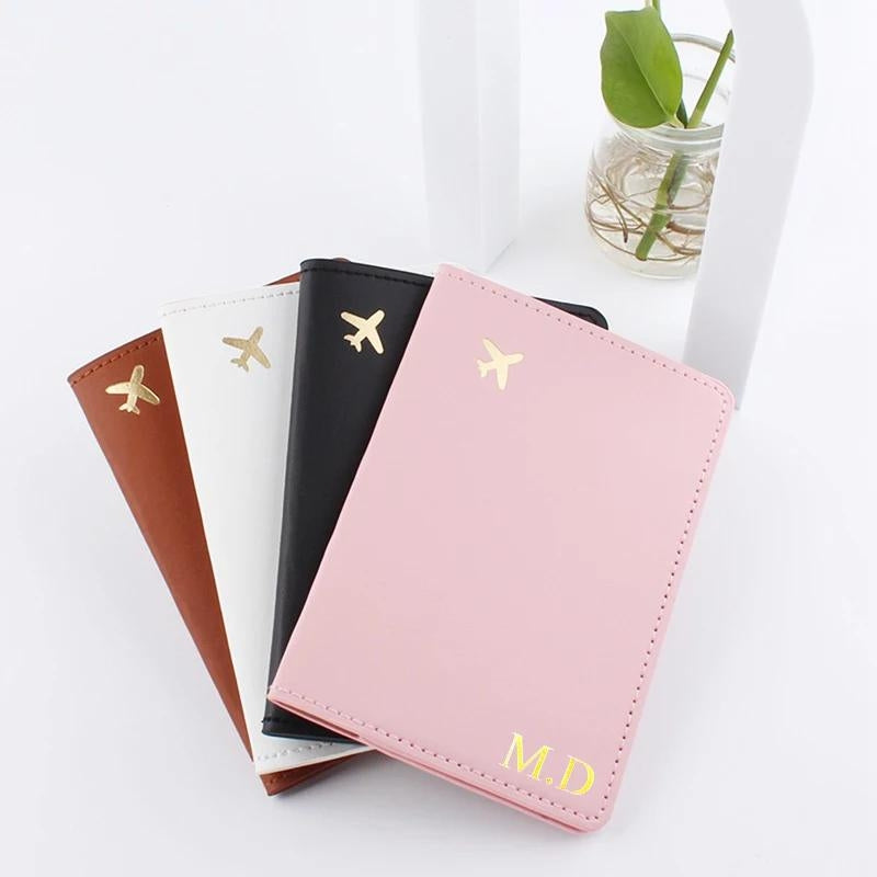 etui passeport cuir - Noir - Rose - Fushia - Blanc - Marron - Lavande - Violet - Bleu - Vert