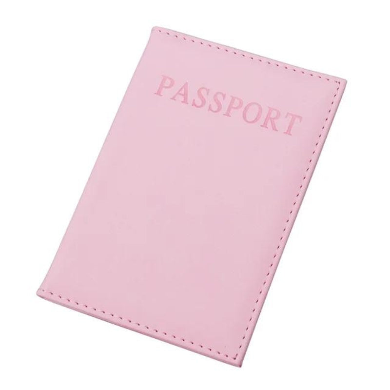 protège passeport femme - Rose