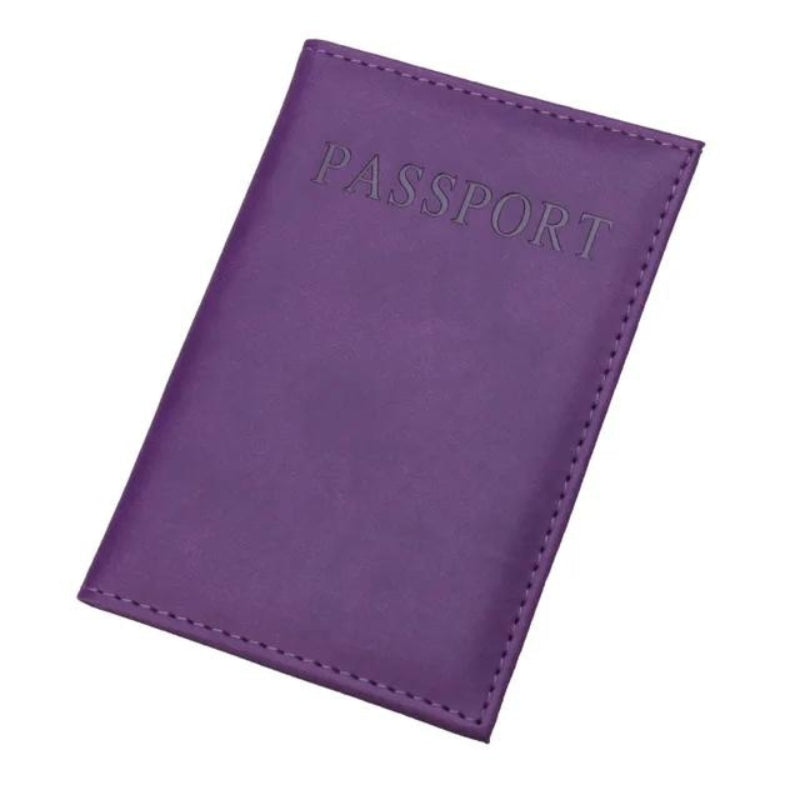 housse protection passeport - Violet