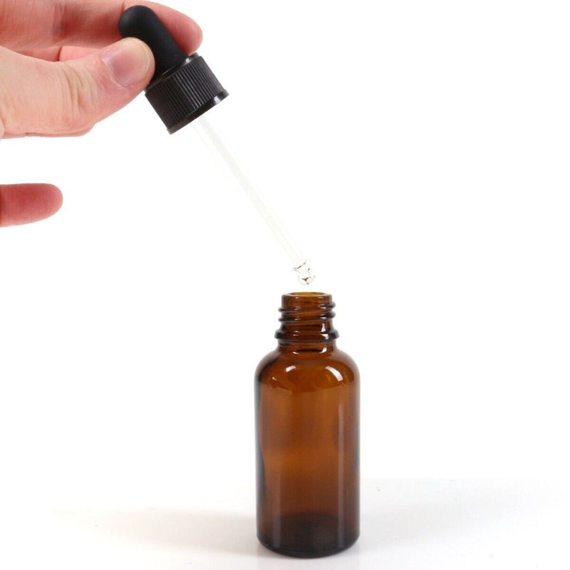 flacon avec pipette en verre - 5ml - 30ml - 100ml