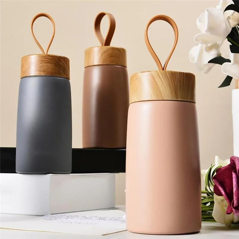 gourde thermos avion - Marron - Rose - Vert - Gris