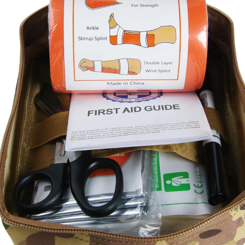 trousse de secours voyage - Vert Camouflage - Kaki - Orange - Vert - Noir - Rouge - Gris Camouflage