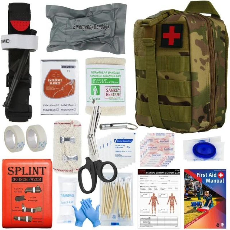 kit de secours voyage - Vert Camouflage 