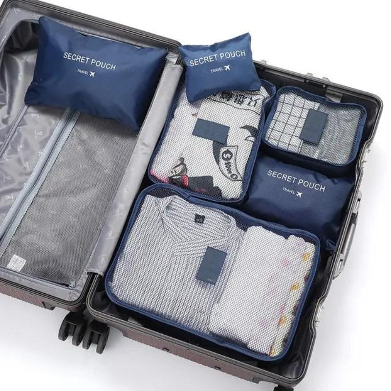 kit de voyage bagage cabine - Bleu