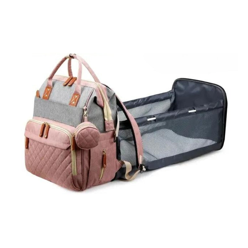 sac a langer lit - Noir - Rose
