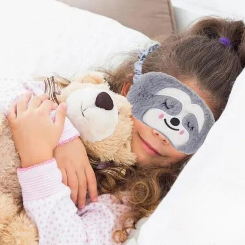 masque de sommeil mignon - Gris