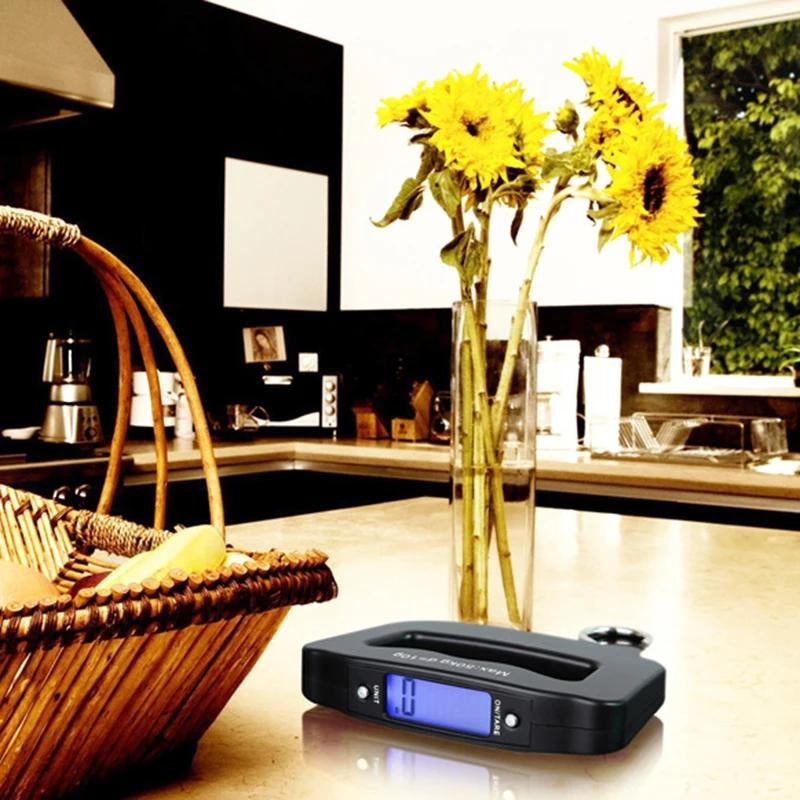 pese bagage electronique portable - Noir