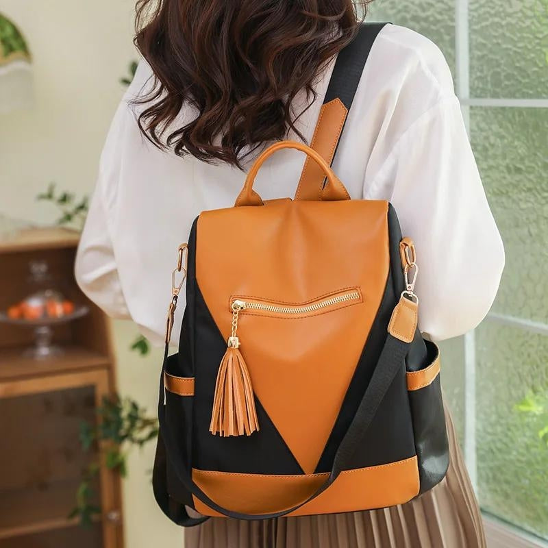 petit sac à dos randonnée femme - Orange et noir - Orange et marron - Orange et gris