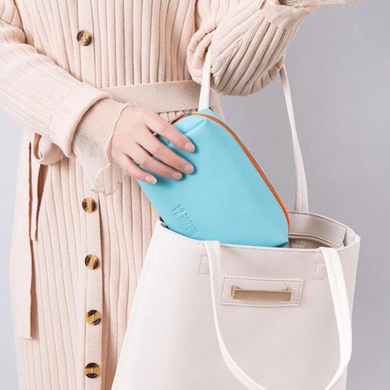 petite trousse de toilette femme - Bleu - Bleu Ciel - Rose - Rouge - Jaune