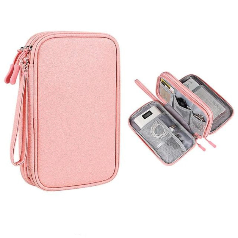 pochette avec cordon pour portable - Rose