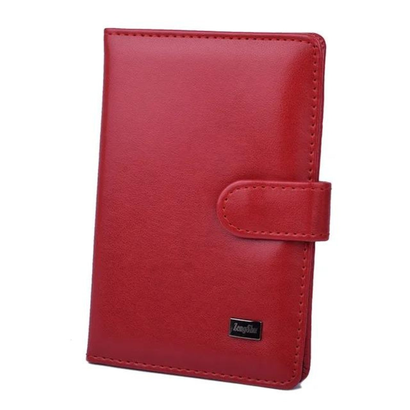 porte document en cuir homme - Rouge