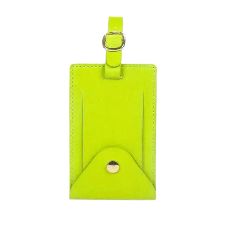 porte etiquette valise enfant - Vert