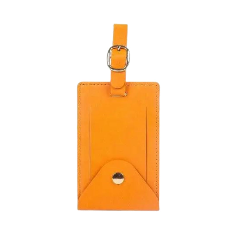 porte etiquettes valises - Orange