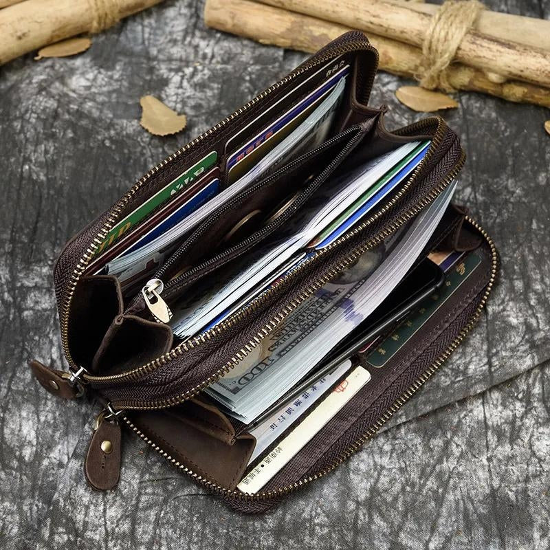 portefeuille en cuir homme - Marron Caramel - Marron  Café - Marron - Marron Clair - Noir - Noir Texturé - Marron - Simple Fermeture - Marron Caramel - Marron  Café - Marron - Marron Clair - Noir - Noir Texturé - Marron - Simple Fermeture