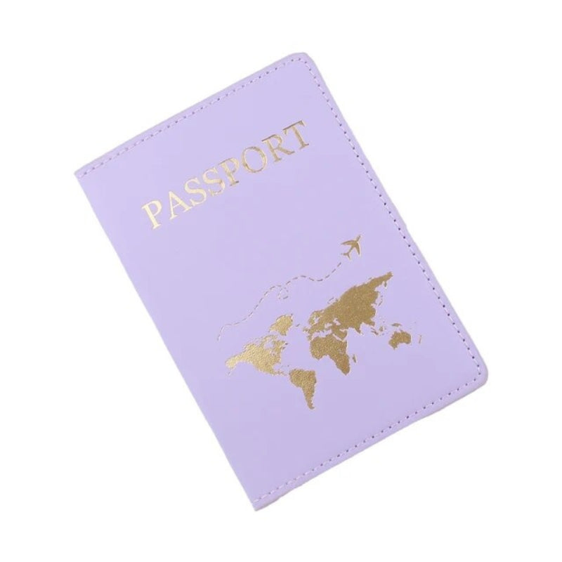 housse protection passeport - Violet