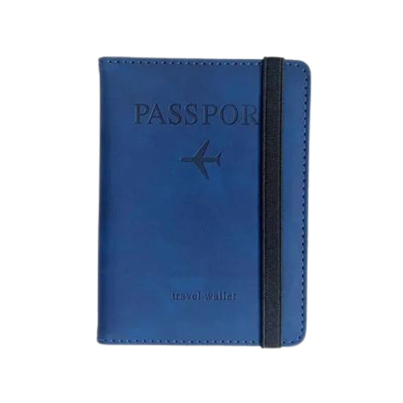 portefeuille protection rfid - Bleu