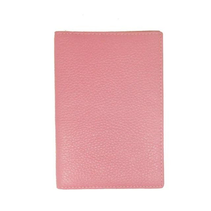étui passeport cuir femme - Rose