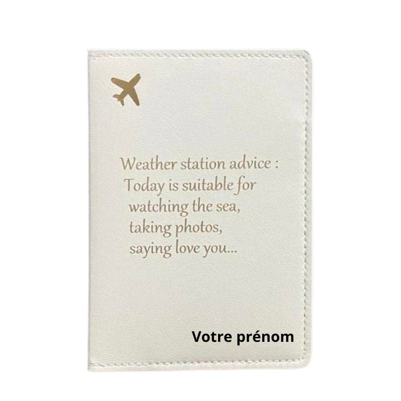 protege passeport avion - Motif Avion - Modèle 3