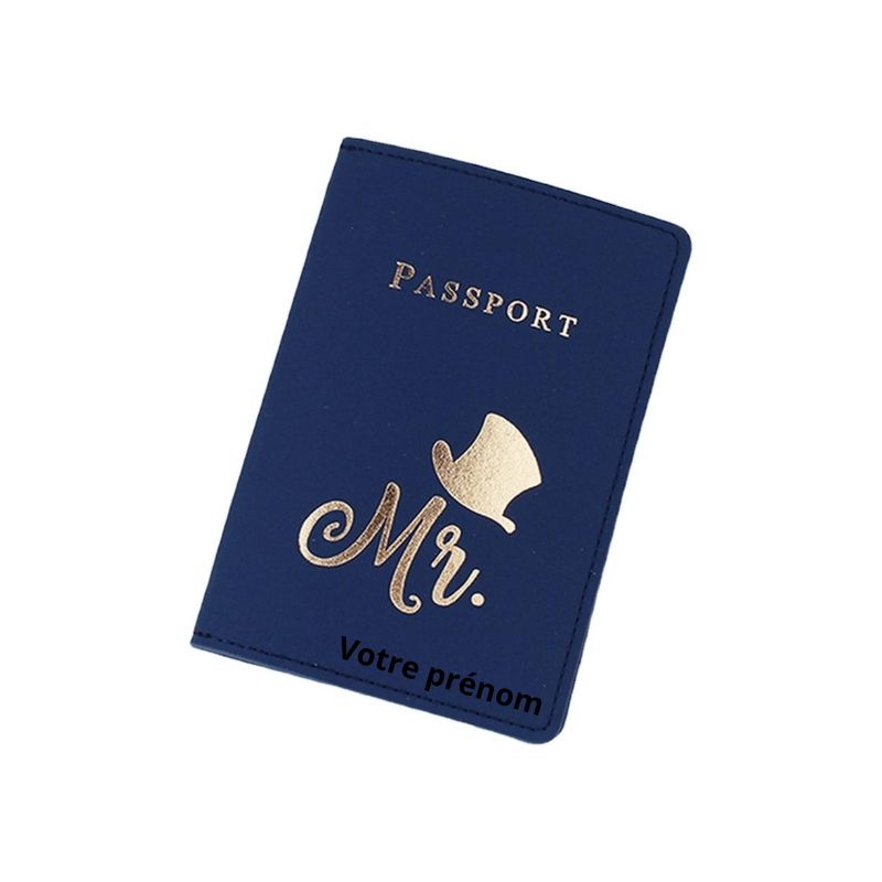 protège passeport homme - Motif Mrs - Modèle 3