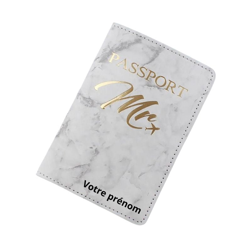 protège passeport femme - Motif Mrs - Modèle 2