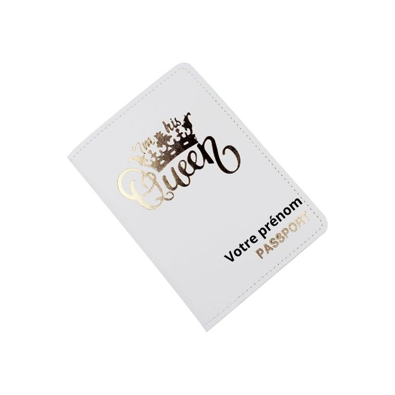 passeport personnalisé prénom - Motif Queen - Modèle 5