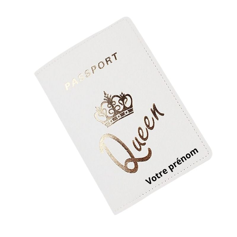 porte passeport de marque - Motif Queen - Modèle 6