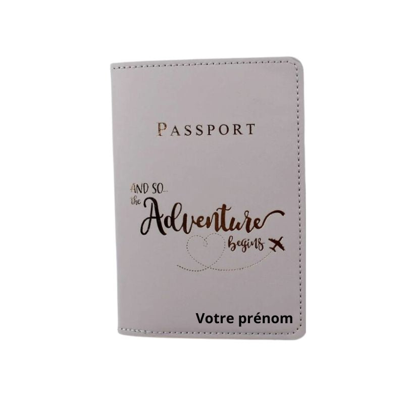 protege passeport de marque - Motif D'Aventure - Modèle 5