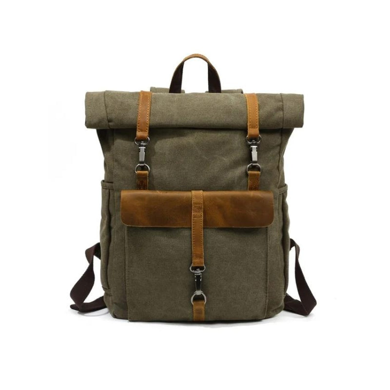 sac à dos canvas - Vert 