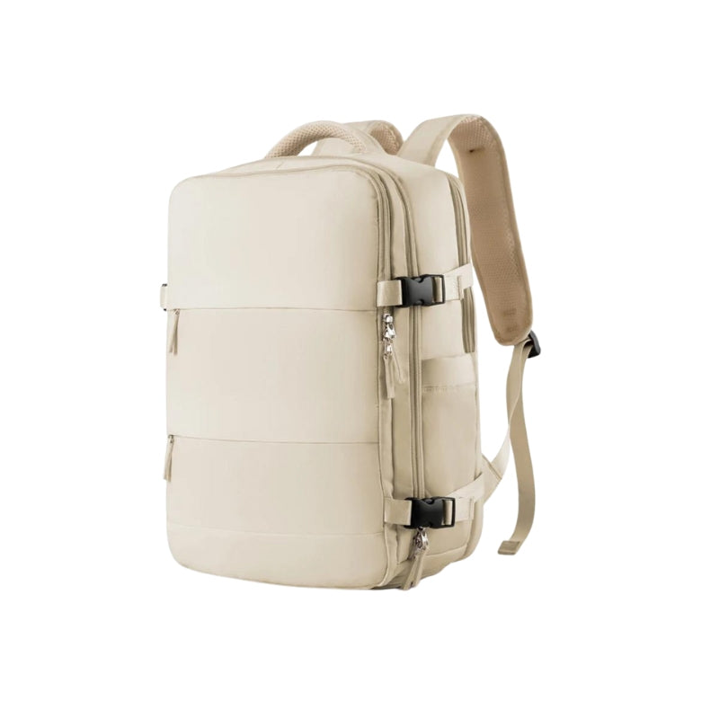sac à dos design femme - Beige Extensible 