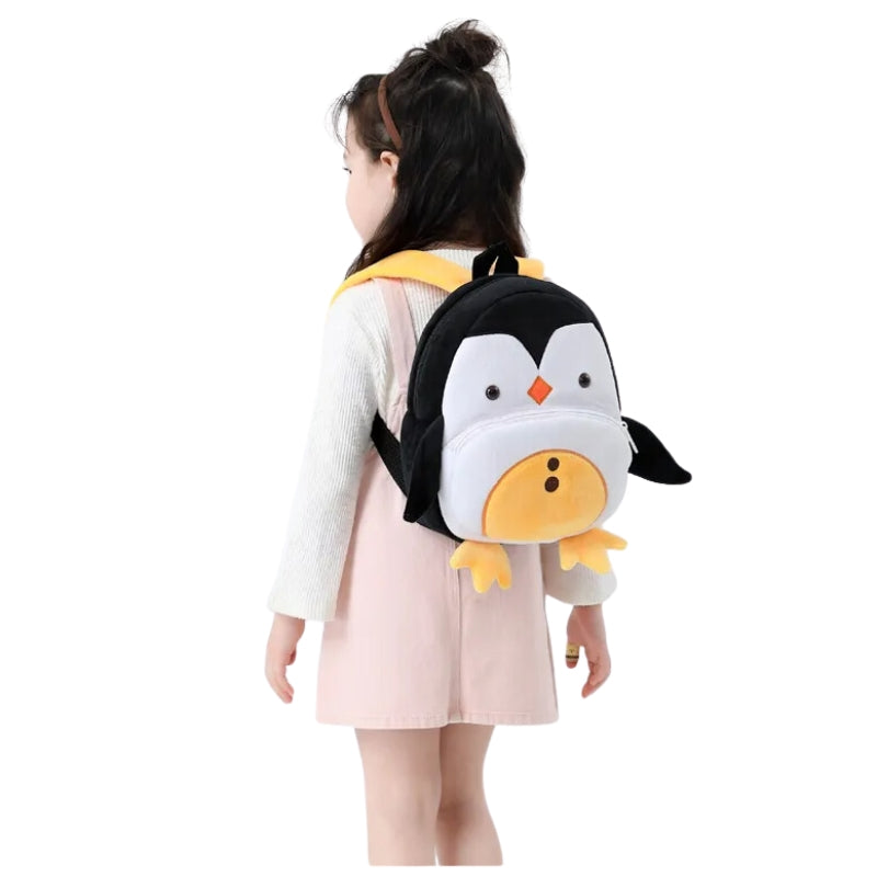 sac à dos enfant peluche - Licorne violette - Papillon - Pingouin - Girafe - Elephant - Lapin - Licorne - Dinosaure - Lion - Abeille - Singe - Hérisson - Chat blanc - Chat noir - Hibou violet - Coccinelle - Requin - Panda - Mouton - Alpaga - Chat - Zèbre - Bélier - Chiot - Tigre - Chouette marron - Léopard - Poisson crocodile - Chien - Hippopotame - Renard - Raton laveur - Flamant Rose - Vache