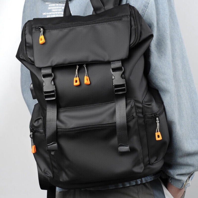 sac à dos imperméable ordinateur - Noir - Gris