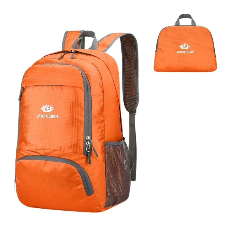 sac à dos imperméable homme randonnée - Orange