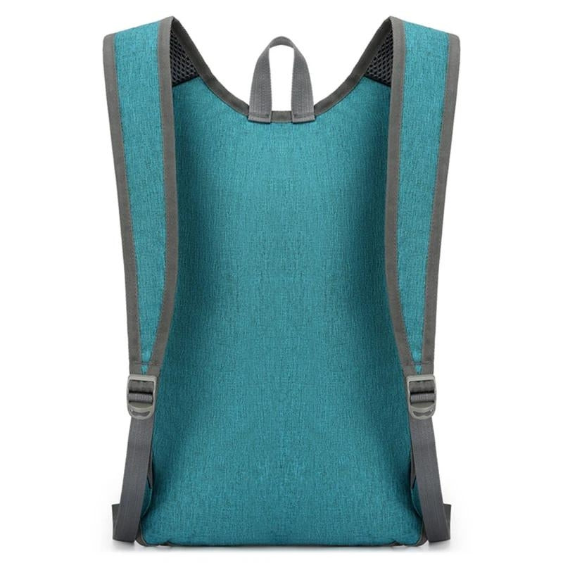 petit sac à dos pliable - Bleu - Bleu foncé - Noir - Vert - Bleu roi - Gris - Rouge - Gris foncé