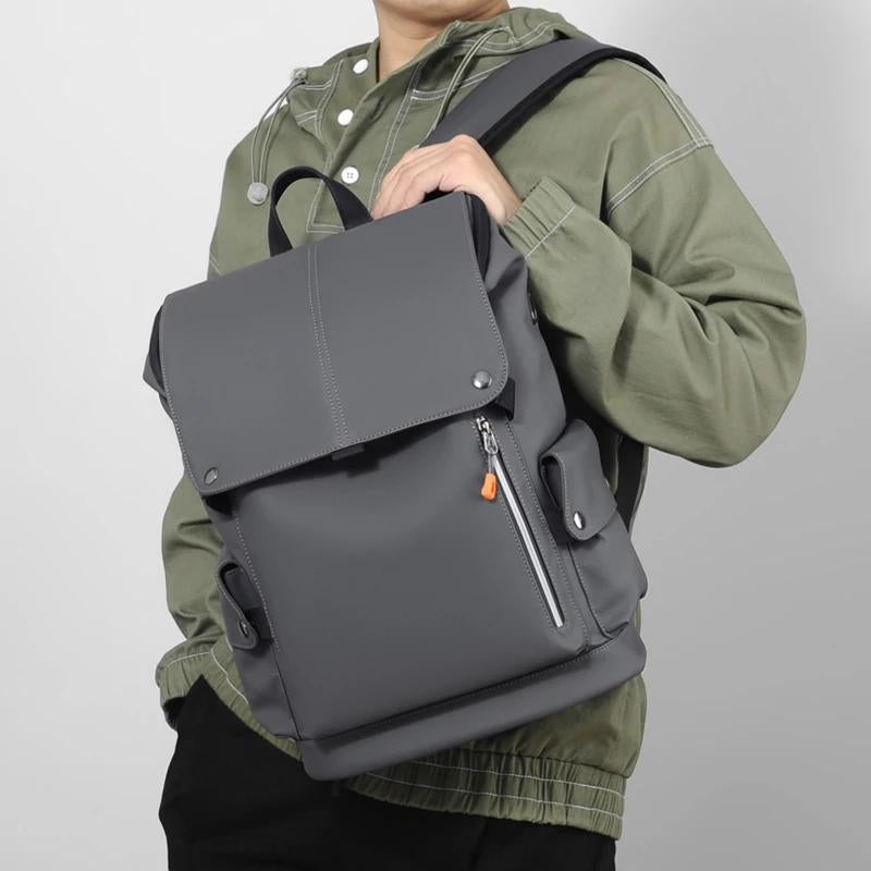 sac a dos urbain impermeable homme - Noir - Gris - Gris foncé - Gris clair