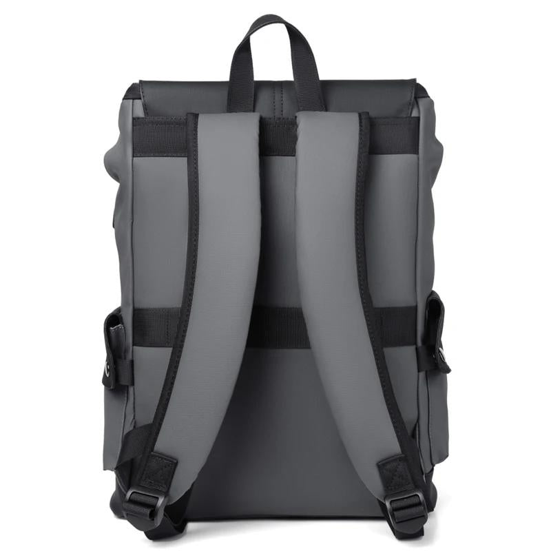 sac à dos urbain étanche - Noir - Gris - Gris foncé - Gris clair