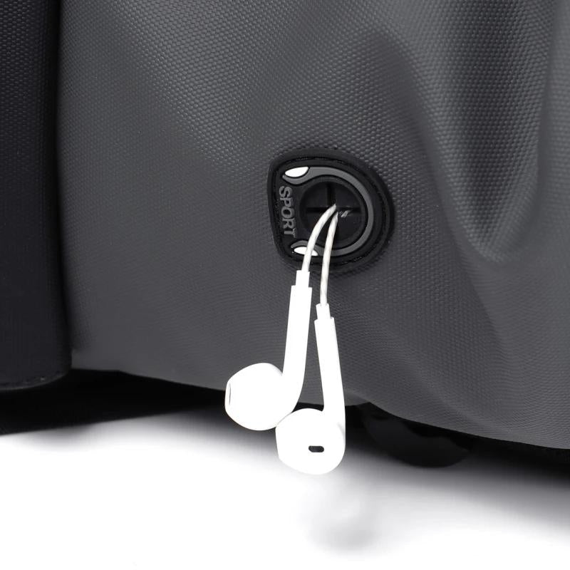 sac à dos étanche homme - Noir - Gris - Gris foncé - Gris clair